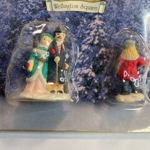 Wellington square 2004 collectible series woman man and girl figures